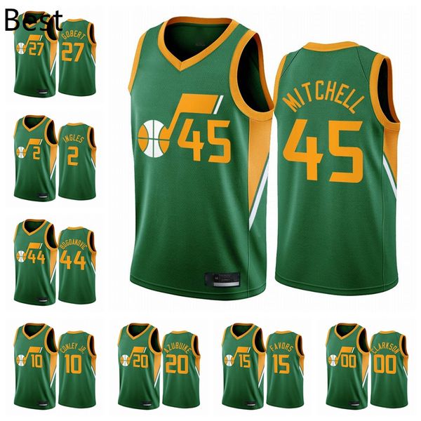 2020-21 utah jazz men donovan mitchell rudy gobert bojan bogdanovic earned edition green #45 basketball jersey, White;black
2020-21 utah jazz men donovan mitchell rudy gobert bojan bogdanovic earned edition green #45 basketball jersey, White;black