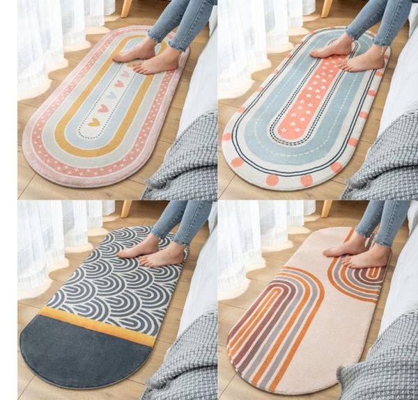 carpets simple cartoon thickened oval floor mat living room bedroom bedside carpet anti slip plush foot pad 40x80 50x120 60x150 60x180cm
carpets simple cartoon thickened oval floor mat living room bedroom bedside carpet anti slip plush foot pad 40x80 50x120 60x150 60x180cm