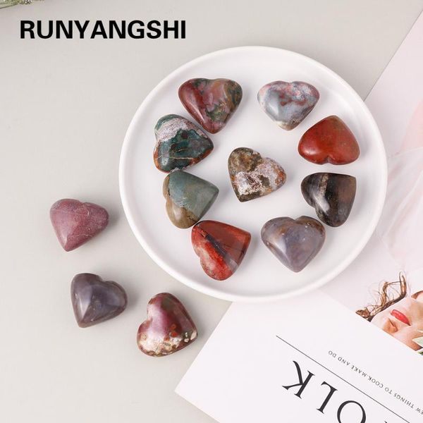 decorative objects & figurines 1pc natural crystal ocean jasper heart-shaped love arts healing gemstone and crafts ornaments
decorative objects & figurines 1pc natural crystal ocean jasper heart-shaped love arts healing gemstone and crafts ornaments