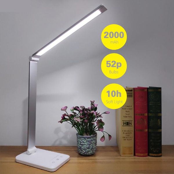 table lamps led desk lamp 3 color modes x 10 dimable levels touch 2000mah usb chargeable reading eye-protect light
table lamps led desk lamp 3 color modes x 10 dimable levels touch 2000mah usb chargeable reading eye-protect light