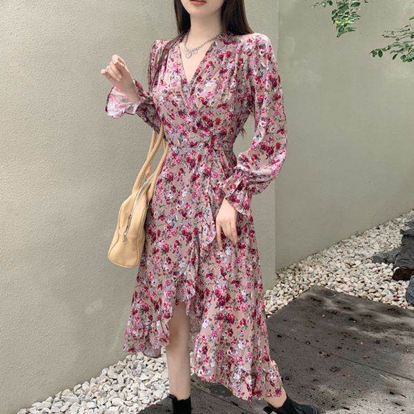 casual dresses korea chic sweet print floral boho long women v-neck ruffles high street sleeve vintage vestidos hyqq, Black;gray
casual dresses korea chic sweet print floral boho long women v-neck ruffles high street sleeve vintage vestidos hyqq, Black;gray