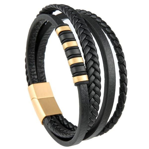 charm bracelets wholesale factory fashion punk stainless steel braided men's leather cord bracelet, Golden;silver
charm bracelets wholesale factory fashion punk stainless steel braided men's leather cord bracelet, Golden;silver
