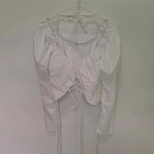 women fashion white long sleeve square clollar lace style sleeve shirt women crop blouse women sn 210315
women fashion white long sleeve square clollar lace style sleeve shirt women crop blouse women sn 210315