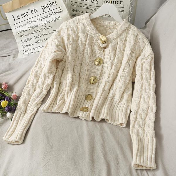 women's knits & tees nice autumn thick coat ladies loose long-sleeved female twist woolen sweater o-neck warm fashion knitted cardigan, White
women's knits & tees nice autumn thick coat ladies loose long-sleeved female twist woolen sweater o-neck warm fashion knitted cardigan, White