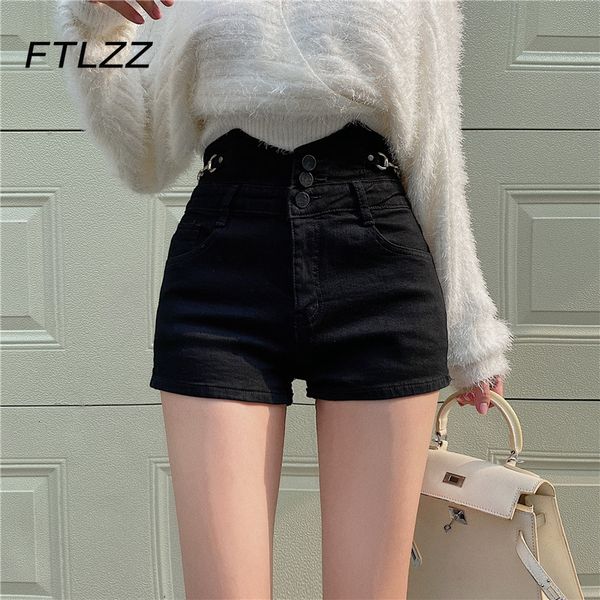 2021 new korean chic denim shorts women slim ny high waist jeans short woman streetwear button fly black pants zbgd, Blue
2021 new korean chic denim shorts women slim ny high waist jeans short woman streetwear button fly black pants zbgd, Blue