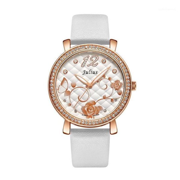 wristwatches julius lady women's watch japan quartz hours fine rose flower fashion dress bracelet real leather girl's birthday gif, Slivery;brown
wristwatches julius lady women's watch japan quartz hours fine rose flower fashion dress bracelet real leather girl's birthday gif, Slivery;brown