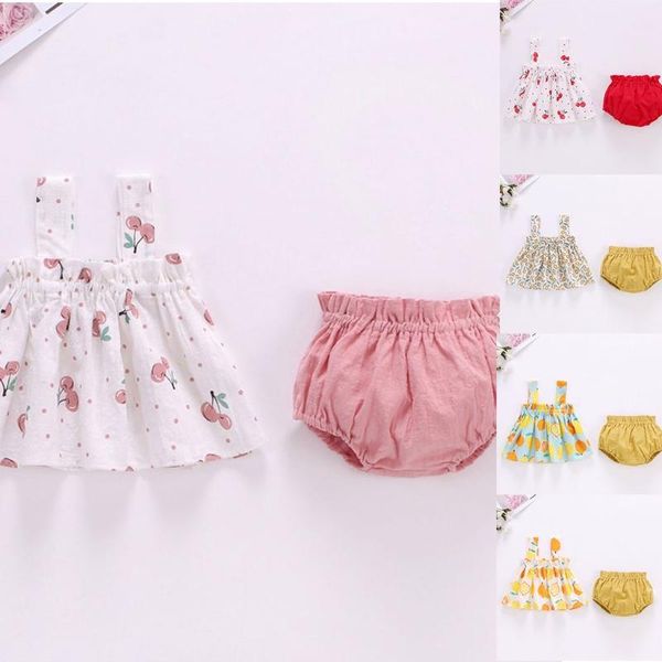 clothing sets toddler infant baby girl summer outfits floral fruit print sleeveless tank dress and shorts bloomers clothes set, White
clothing sets toddler infant baby girl summer outfits floral fruit print sleeveless tank dress and shorts bloomers clothes set, White