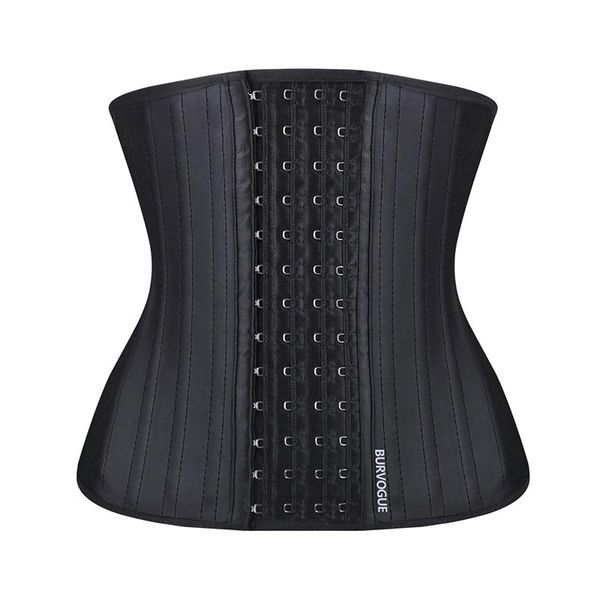 bustiers & corsets 25 steel boned latex corset burvogue women waist control and bustier underbust trainer slimming shaper, Black;white 
bustiers & corsets 25 steel boned latex corset burvogue women waist control and bustier underbust trainer slimming shaper, Black;white