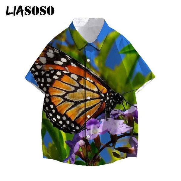 men's casual shirts liasoso 2021 animal butterfly summer men fashion hawaiian fruit 3d printed short-sleeve blouses women, White;black
men's casual shirts liasoso 2021 animal butterfly summer men fashion hawaiian fruit 3d printed short-sleeve blouses women, White;black
