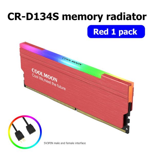 fans & coolings cr-d134s ram heatsink cooler 5v 3pin argb radiator ddr ddr3 ddr4 memory cooling vest heat sink for deskpc gaming overclo
fans & coolings cr-d134s ram heatsink cooler 5v 3pin argb radiator ddr ddr3 ddr4 memory cooling vest heat sink for deskpc gaming overclo