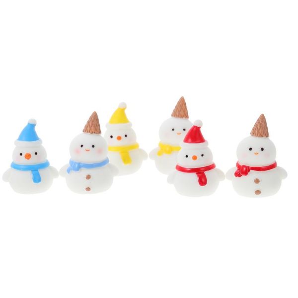 christmas decorations 6pcs resin snowman statues micro landscape figurines theme props
christmas decorations 6pcs resin snowman statues micro landscape figurines theme props