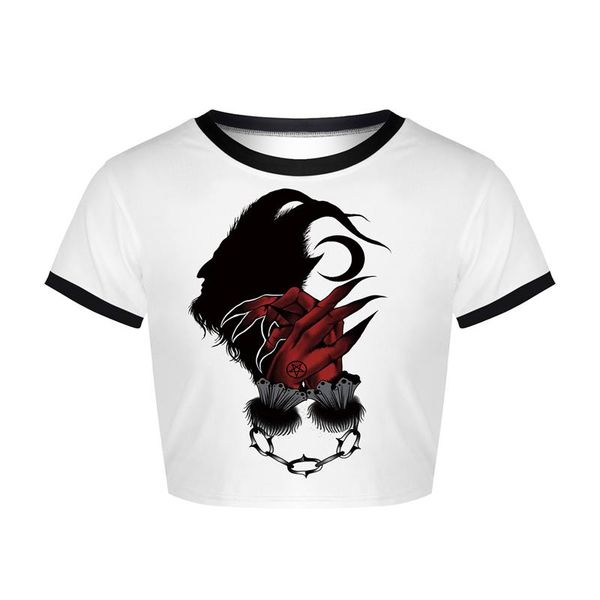white horrible print t-shirt women gothic short sleeve bodydcon t-shirts streetwear fashion party female
white horrible print t-shirt women gothic short sleeve bodydcon t-shirts streetwear fashion party female