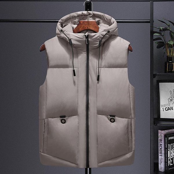men's vests fashion slim sleeveless cotton padded clothes autumn and winter vest sports waistcoat thickened hooded men plus size 7xl, Black;white
men's vests fashion slim sleeveless cotton padded clothes autumn and winter vest sports waistcoat thickened hooded men plus size 7xl, Black;white