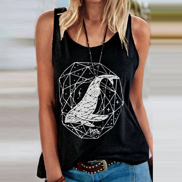 2021 new summer fashion animal printed vest casual loose homewear women elegant round neck sleeveless pullovers plus size streetwear pf, White
2021 new summer fashion animal printed vest casual loose homewear women elegant round neck sleeveless pullovers plus size streetwear pf, White