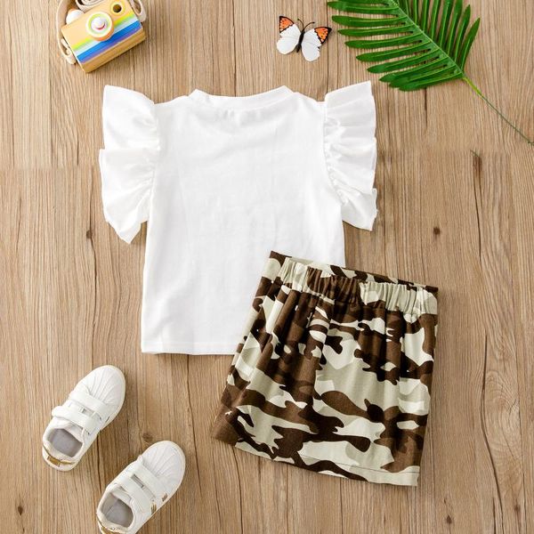clothing sets 2021 girls casual two-piece clothes set, white round collar t-shirt and camouflage printing skirt 3-8 years old beach seaside
clothing sets 2021 girls casual two-piece clothes set, white round collar t-shirt and camouflage printing skirt 3-8 years old beach seaside
