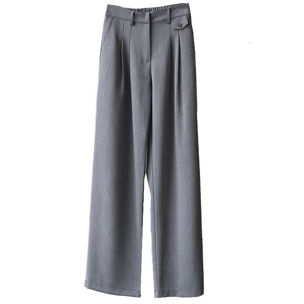 2021 spring waist strain high female outwear broad leg pants from the ladies'office hz96, Black;white
2021 spring waist strain high female outwear broad leg pants from the ladies'office hz96, Black;white