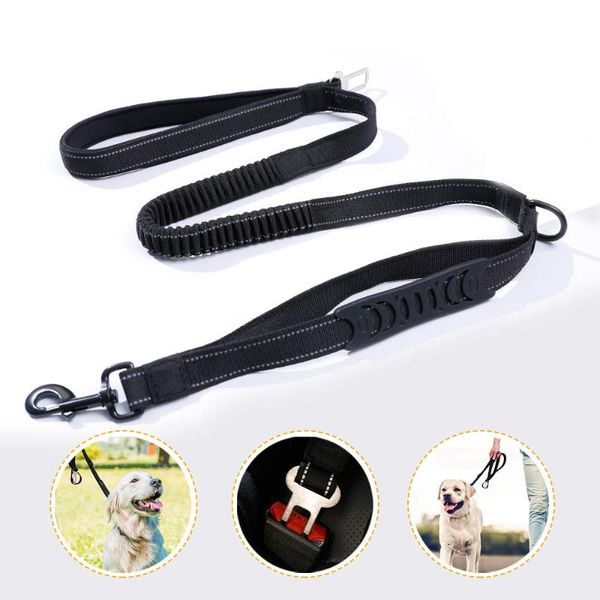 dog collars & leashes leash car seat belt heavy anti-pull double handle safety lead reflective strap training easy control 
dog collars & leashes leash car seat belt heavy anti-pull double handle safety lead reflective strap training easy control