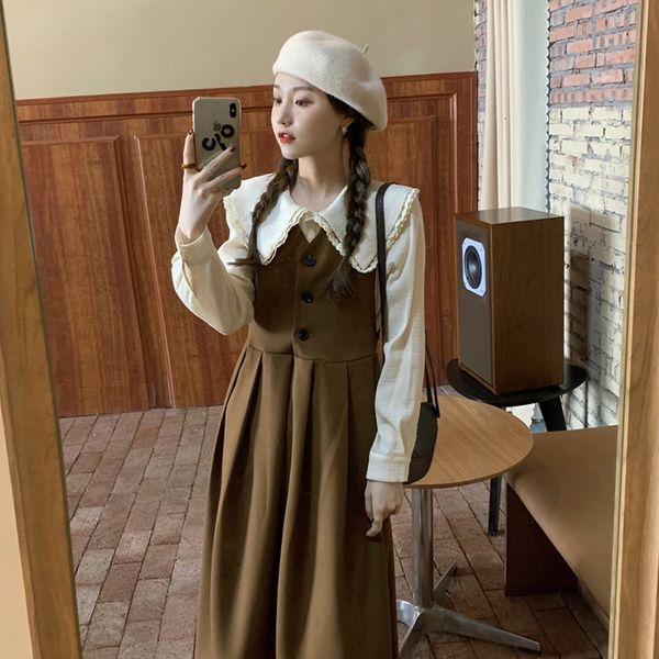 dressed retro french dress for spring woman 2021new temperament skirt mid-length a-line in faerie feminine fashion esvt, Black;gray
dressed retro french dress for spring woman 2021new temperament skirt mid-length a-line in faerie feminine fashion esvt, Black;gray