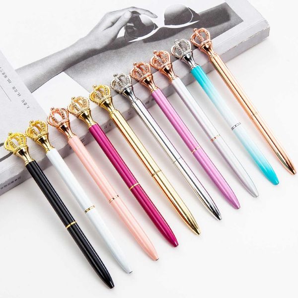 2019 creative crown band diamond metal ballpoint pen queen's scepter metal fashion trend gift school office supplies ballpoint pen 10 c, Blue;orange
2019 creative crown band diamond metal ballpoint pen queen's scepter metal fashion trend gift school office supplies ballpoint pen 10 c, Blue;orange