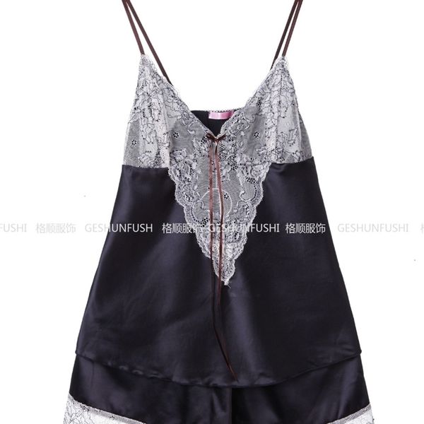 factory7plkunderwear two piece deep v sling lace back seductive sao qing home wear pajamas, Black;white
factory7plkunderwear two piece deep v sling lace back seductive sao qing home wear pajamas, Black;white
