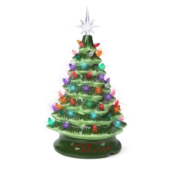christmas decorations and halloween decoration, ceramic tree with orange purple lights, increase the atmosphere of holiday
christmas decorations and halloween decoration, ceramic tree with orange purple lights, increase the atmosphere of holiday