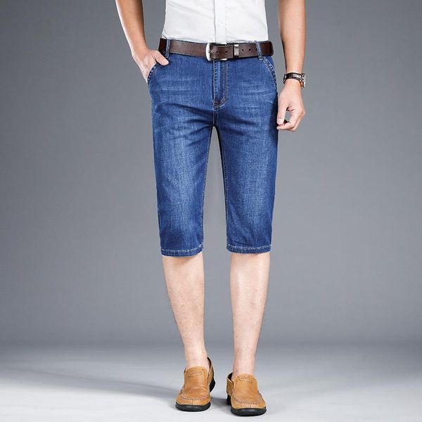 men's summer lightweight straight denim shorts classic business casual brand cotton stretch casual cropped pants blue black
men's summer lightweight straight denim shorts classic business casual brand cotton stretch casual cropped pants blue black