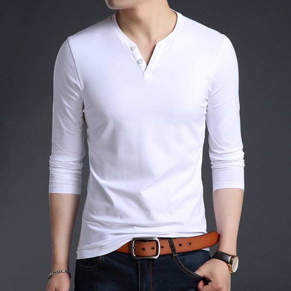2021 new cotton long sleeve solid tshirt slim fit tees fashion clothing casual streetwear mens workout tshirts 35co, White;black
2021 new cotton long sleeve solid tshirt slim fit tees fashion clothing casual streetwear mens workout tshirts 35co, White;black
