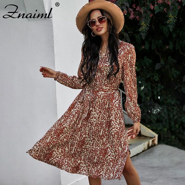 znaiml new trend spring autumn boho dress elegant long sleeve knee-length dress v neck floral print women fashion party, Black;gray
znaiml new trend spring autumn boho dress elegant long sleeve knee-length dress v neck floral print women fashion party, Black;gray