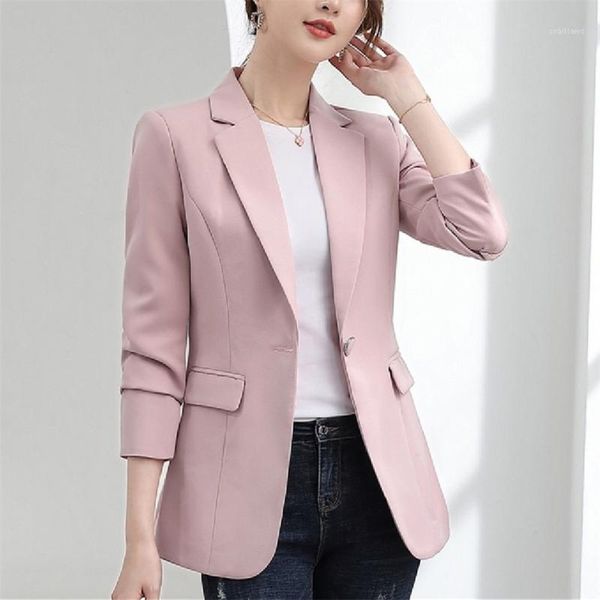 women's suits & blazers autumn red slim business coat spring casual all-match women jackets korea work office lady suit, White;black
women's suits & blazers autumn red slim business coat spring casual all-match women jackets korea work office lady suit, White;black