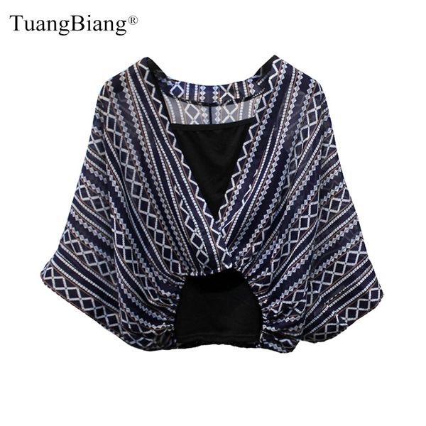 women two piece set plus size chiffon shirts summer half sleeve loose v-neck floral stripes blouses sweet ladies short 210302, White
women two piece set plus size chiffon shirts summer half sleeve loose v-neck floral stripes blouses sweet ladies short 210302, White
