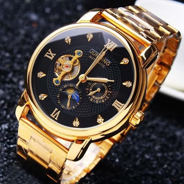 wristwatches brand mechanical watch men's hollow out automatic stainless steel band leisure watches for men and women, Slivery;brown
wristwatches brand mechanical watch men's hollow out automatic stainless steel band leisure watches for men and women, Slivery;brown