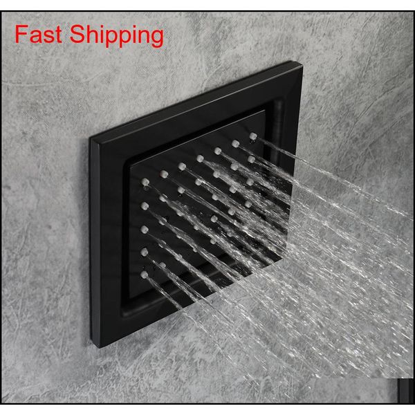 5 inch black shower body jets rainfall shower mas jet brass square shower bathroom concealed wall sprayer qylhjs toys2010
5 inch black shower body jets rainfall shower mas jet brass square shower bathroom concealed wall sprayer qylhjs toys2010