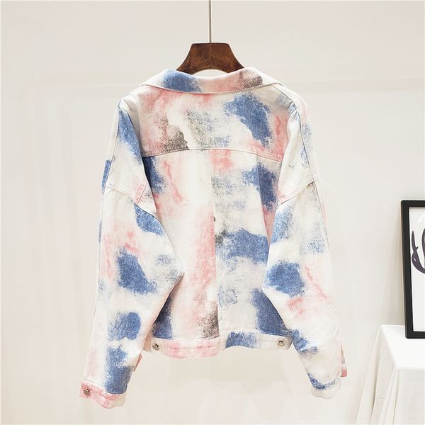 spring autumn fashion gradient color jeans women streetwear korean style loose female short denim jacket mujer outerwear vs4w, Black;brown
spring autumn fashion gradient color jeans women streetwear korean style loose female short denim jacket mujer outerwear vs4w, Black;brown
