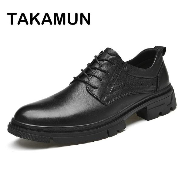 dress shoes takamun 2021 genuine leather formal derby men lace up elegant comfortable business footwear big size, Black
dress shoes takamun 2021 genuine leather formal derby men lace up elegant comfortable business footwear big size, Black