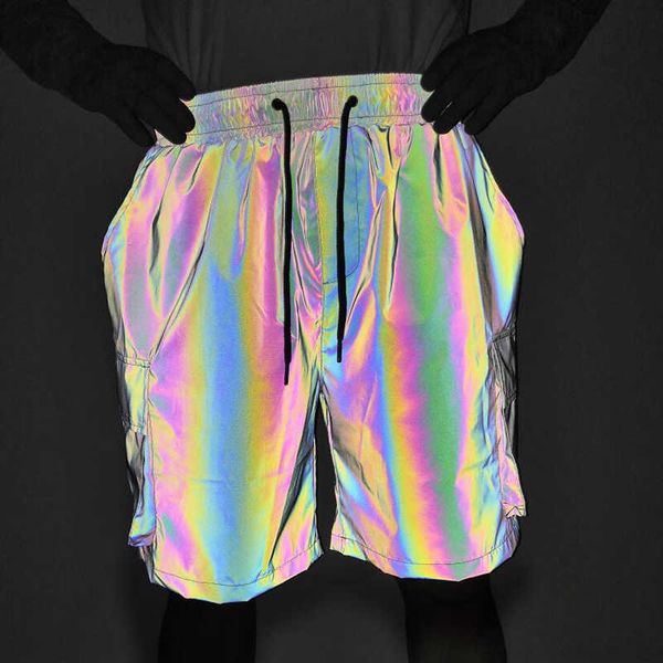 summer multi-pocket reflective shorts european hip-hop loose elastic waist streetwear short casual beach party 210531, White;black
summer multi-pocket reflective shorts european hip-hop loose elastic waist streetwear short casual beach party 210531, White;black