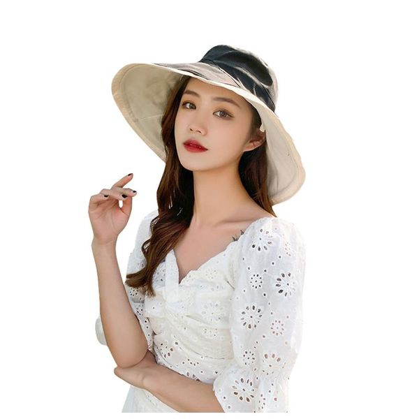wide brim hats fashion women's bucket solid color sunshade brims hat outdoor summer sunscreen beach sun protect fisherman #p1, Blue;gray
wide brim hats fashion women's bucket solid color sunshade brims hat outdoor summer sunscreen beach sun protect fisherman #p1, Blue;gray