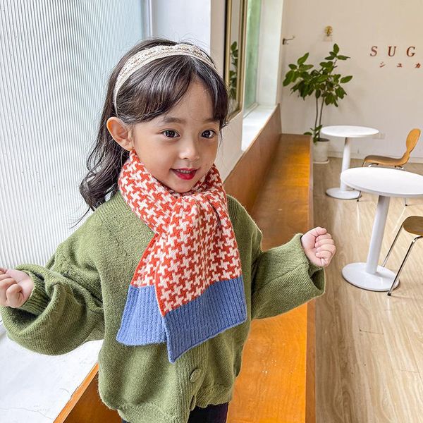 scarves versatile small checkered children's knitted wool scarf autumn and winter men's women's baby warm neck 125*20cm, Blue;gray
scarves versatile small checkered children's knitted wool scarf autumn and winter men's women's baby warm neck 125*20cm, Blue;gray