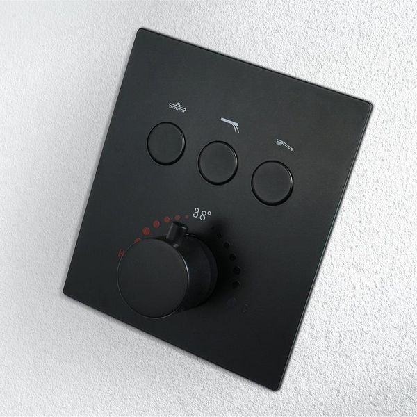 blackened shower valve in-wall mablack shower controller thermostatic valve tap sensor controller for head set
blackened shower valve in-wall mablack shower controller thermostatic valve tap sensor controller for head set