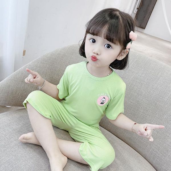 clothing sets cute girl candy color pit pattern short-sleeved pajama set baby cartoon 2 chicks 3 labeling 4 air conditioning suit, White
clothing sets cute girl candy color pit pattern short-sleeved pajama set baby cartoon 2 chicks 3 labeling 4 air conditioning suit, White