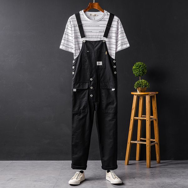 american suspender pants men and women youth hip hop loose casual pants black suspenders plus size jumpsuit wide leg wholesale, Blue
american suspender pants men and women youth hip hop loose casual pants black suspenders plus size jumpsuit wide leg wholesale, Blue