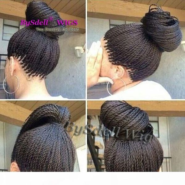 selling high density braided full lace wigs box synthetic fiber wigs thick full hand twist synthetic hair micro havana twist wigs, Black
selling high density braided full lace wigs box synthetic fiber wigs thick full hand twist synthetic hair micro havana twist wigs, Black