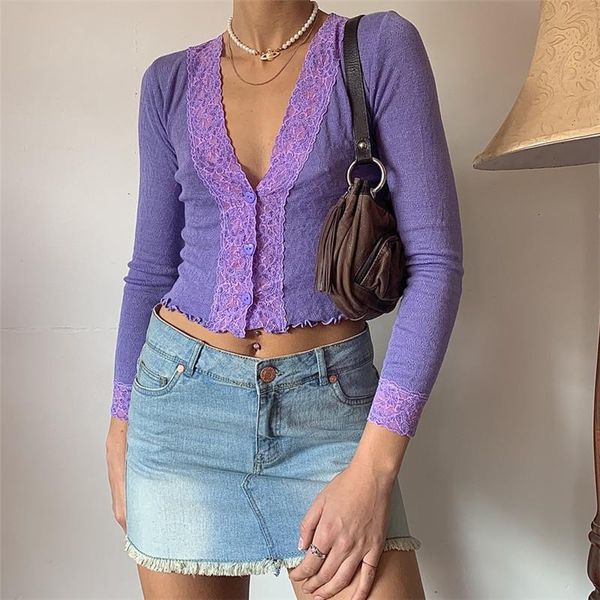 women's t-shirt y2k crop women lace patchwork long sleeves deep v-neck solid casual shirt streetwear harajuku 90s tees autumn, White
women's t-shirt y2k crop women lace patchwork long sleeves deep v-neck solid casual shirt streetwear harajuku 90s tees autumn, White