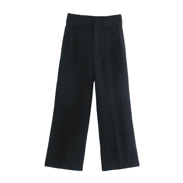 women's pants & capris women spring autumn solid color black trousers female loose fit wide leg chic lady casual fashion zipper pocket, Black;white
women's pants & capris women spring autumn solid color black trousers female loose fit wide leg chic lady casual fashion zipper pocket, Black;white