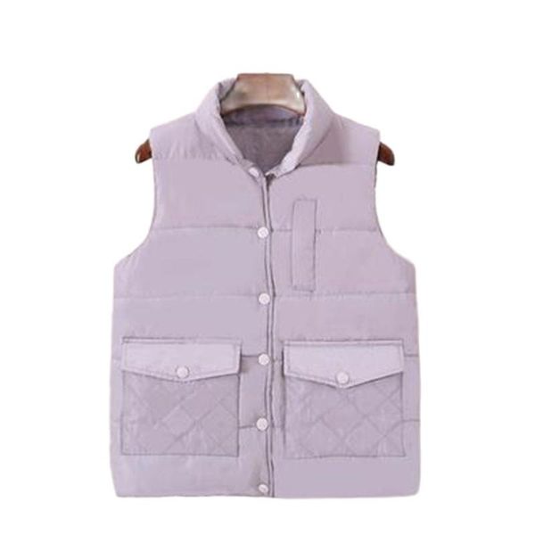 women's vests plus size thick jackets autumn winter down cotton womens large pocket stcollar sleeveless warm tanks chaleco mujer, Black;white
women's vests plus size thick jackets autumn winter down cotton womens large pocket stcollar sleeveless warm tanks chaleco mujer, Black;white