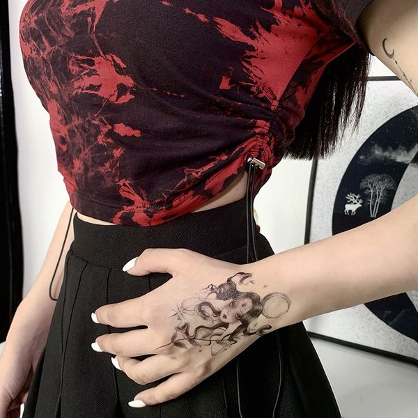 hollow out t-shirts women harajuku gothic red and black tie dye chain short sleeve drawstring tshirts female casual, White
hollow out t-shirts women harajuku gothic red and black tie dye chain short sleeve drawstring tshirts female casual, White