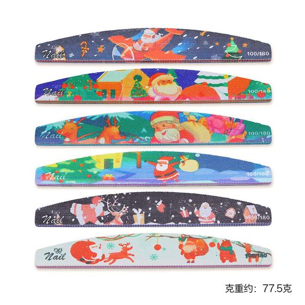 nail files 6 pieces/batch of professional file double-sided 100/180 grain durable christmas flower fingertip sharpening set tools
nail files 6 pieces/batch of professional file double-sided 100/180 grain durable christmas flower fingertip sharpening set tools