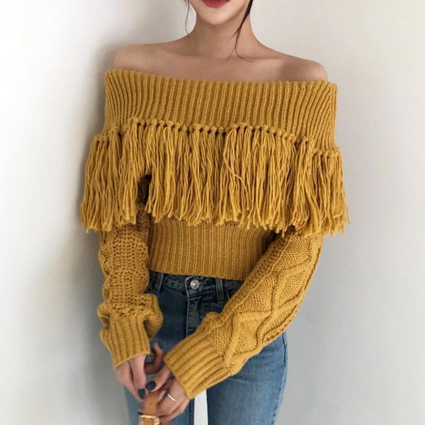 women's sweaters whcw cgdsr oversized autumn winter tassel woman sweater women elegant korean cute knitted pullover jumper 2021 thick v, White;black
women's sweaters whcw cgdsr oversized autumn winter tassel woman sweater women elegant korean cute knitted pullover jumper 2021 thick v, White;black