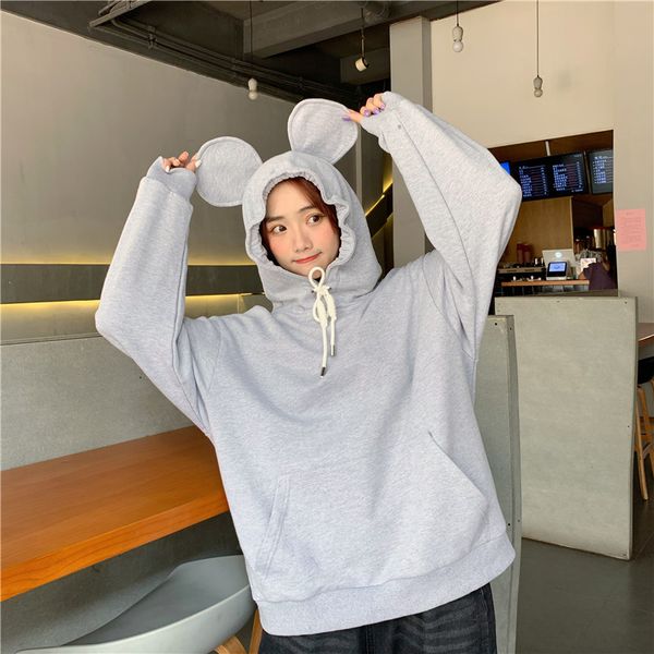 qrwr spring autumn new women hoodies fashion personality kawaii hooded sweatshirt women casual loose solid color hoodie, Black;pink
qrwr spring autumn new women hoodies fashion personality kawaii hooded sweatshirt women casual loose solid color hoodie, Black;pink
