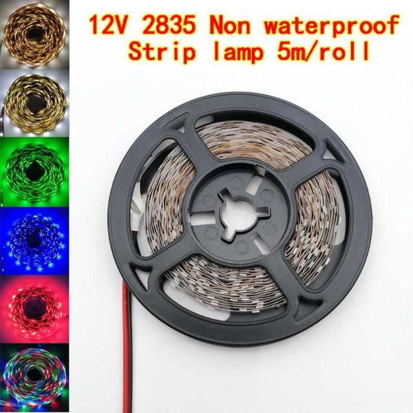 strips 5m 12v smd 2835 led strip tape light white/rgb/red /blue /green flexible diode lamp home decor tv backlight
strips 5m 12v smd 2835 led strip tape light white/rgb/red /blue /green flexible diode lamp home decor tv backlight