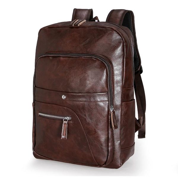 backpack vintage pu leather shoulder bag waterpoof black school bags for teenager boys girls fashion casual small travel business
backpack vintage pu leather shoulder bag waterpoof black school bags for teenager boys girls fashion casual small travel business